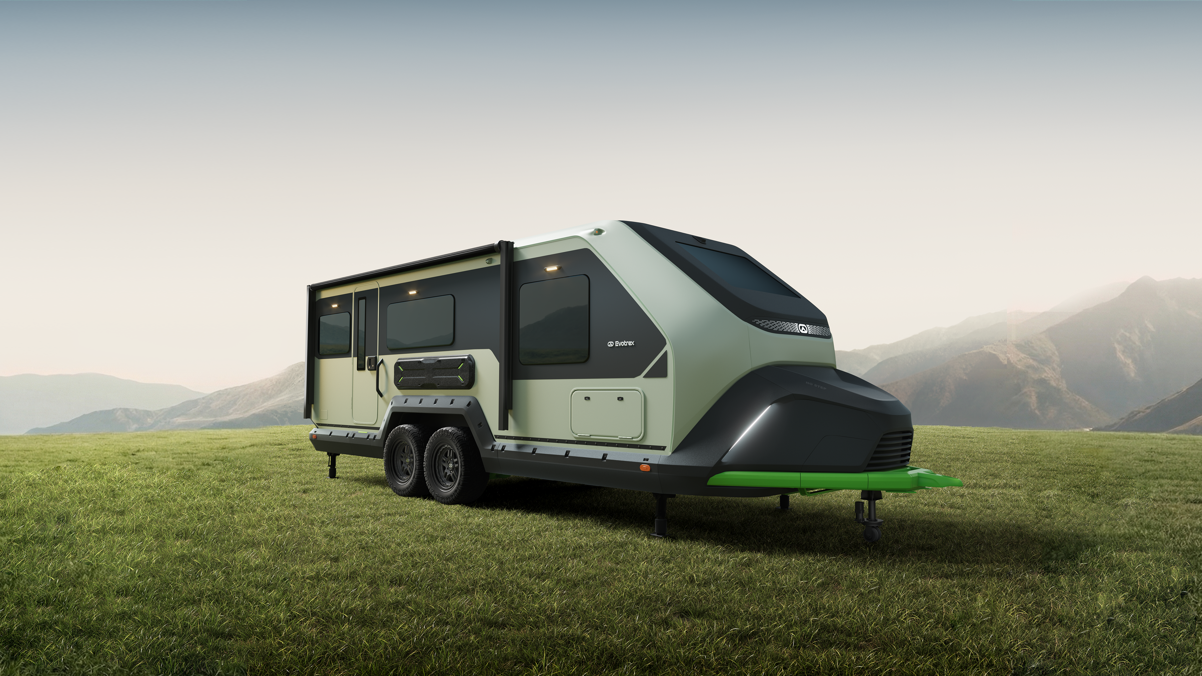 Evotrex Debuts the Evotrex-PG5: The World’s First Power-Generating RV Trailer Built for Elevated Off-Grid Travel
